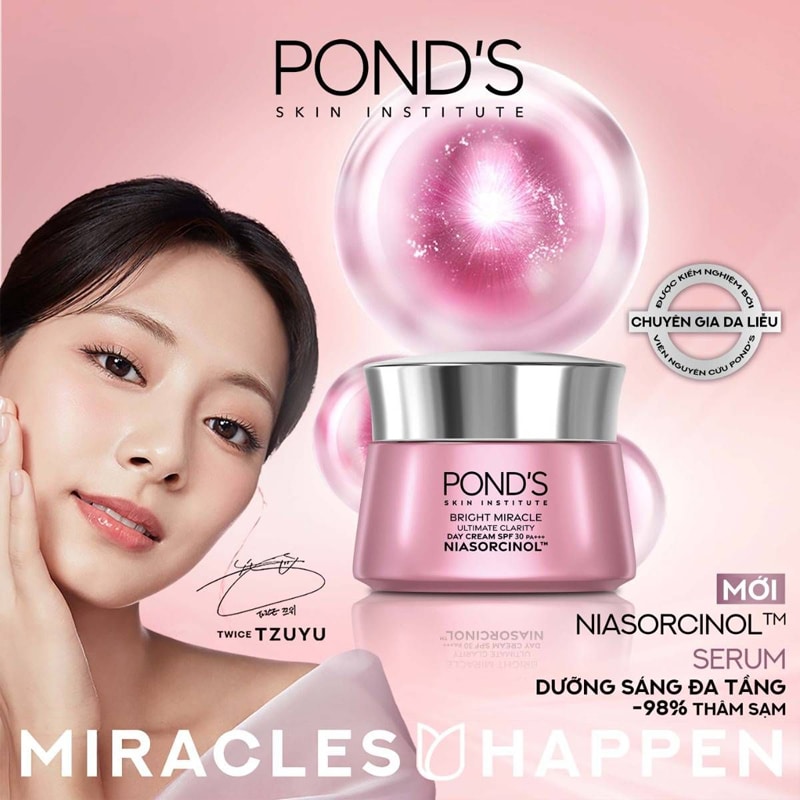 POND'S kem dưỡng trắng hồng ban ngày 45g