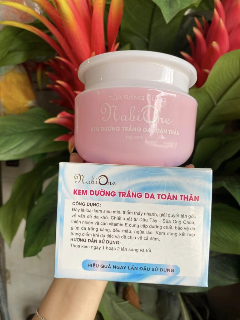 Kem Dưỡng Trắng Da Toàn Thân NabiOne