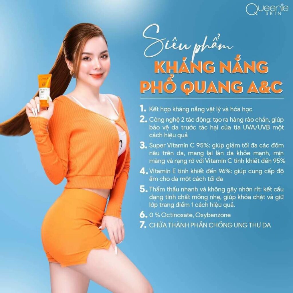 Kháng Nắng Phổ Quang A&C Queenie Skin