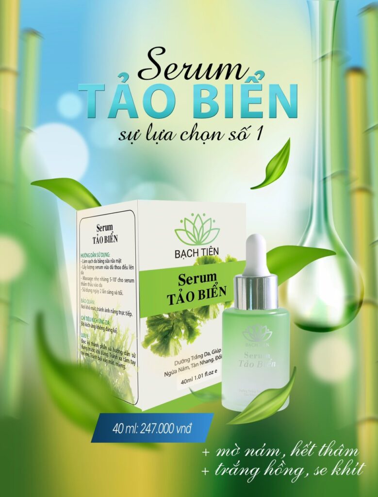 Serum Trắng Da Tảo Biển Bạch Tiên