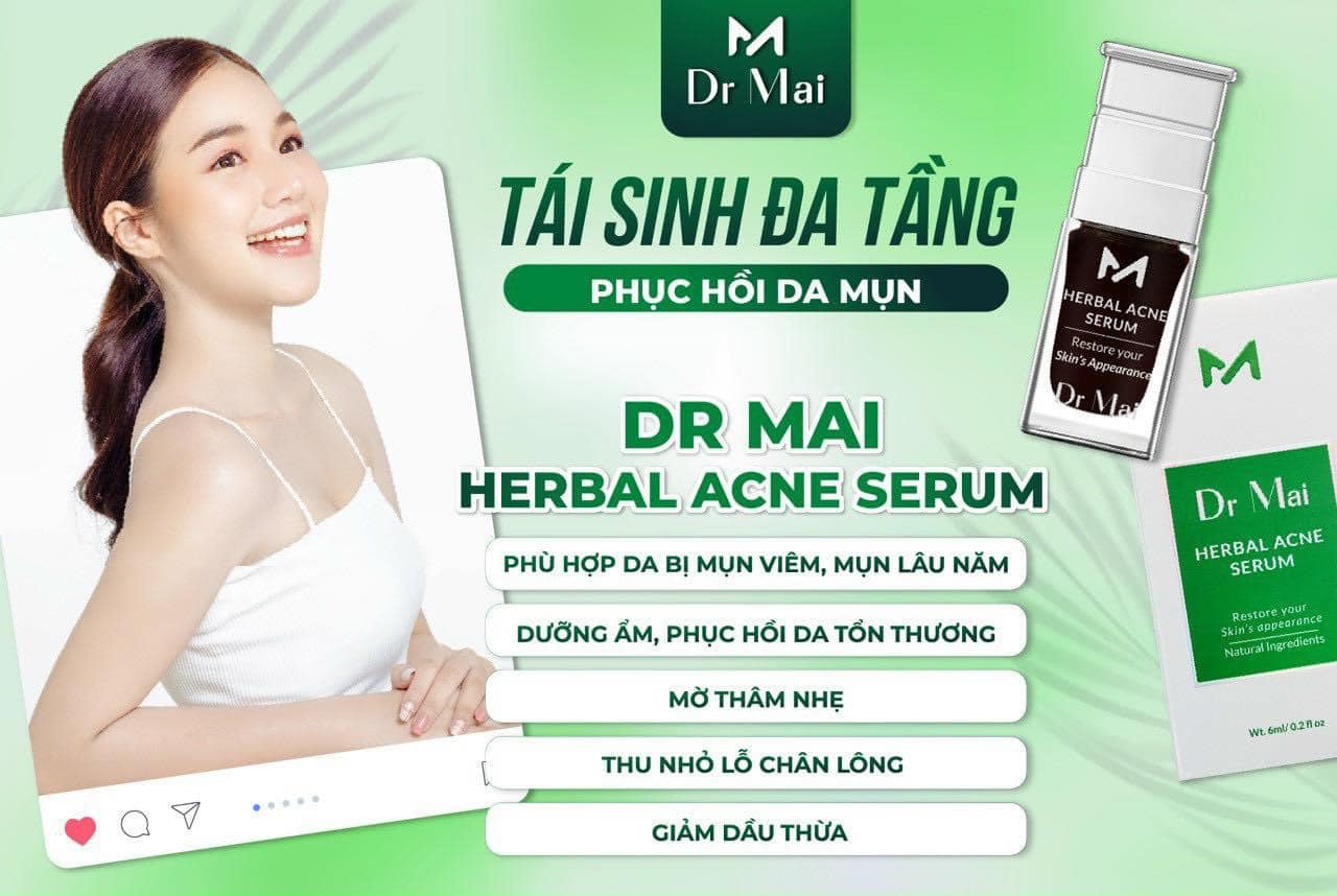 Serum Trị Mụn Dr Mai Herbal Acne