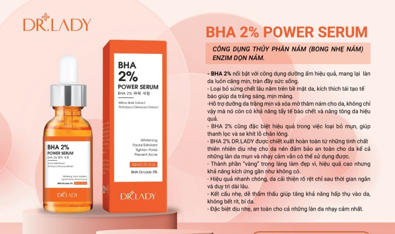 Dr Lady BHA 2% Power Serum 30ml