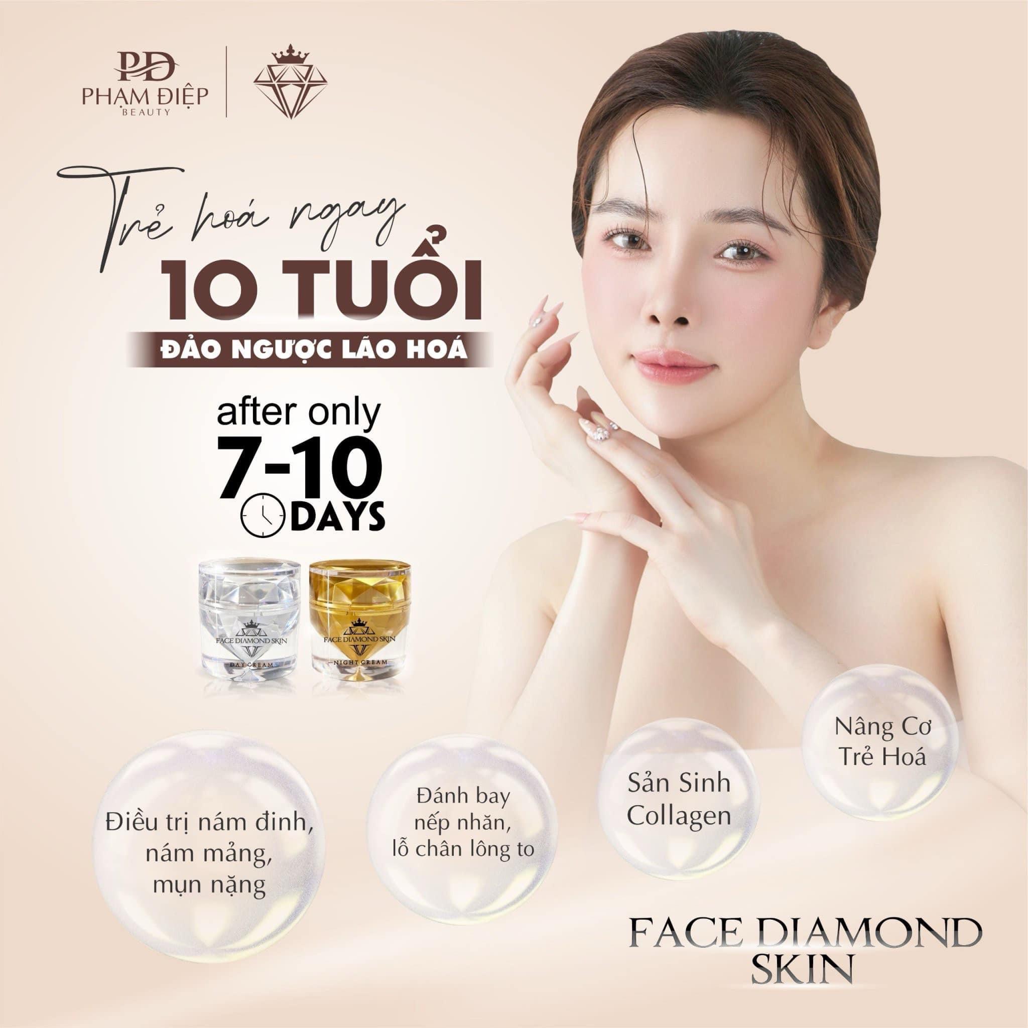Combo Face Diamond Skin Phạm Điệp