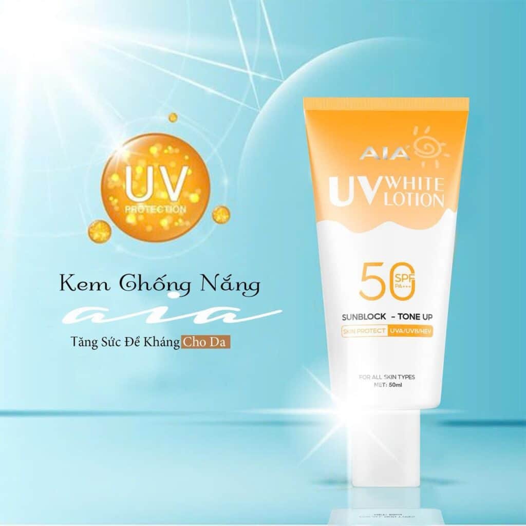 Kem Chống Nắng AIA White Lotion