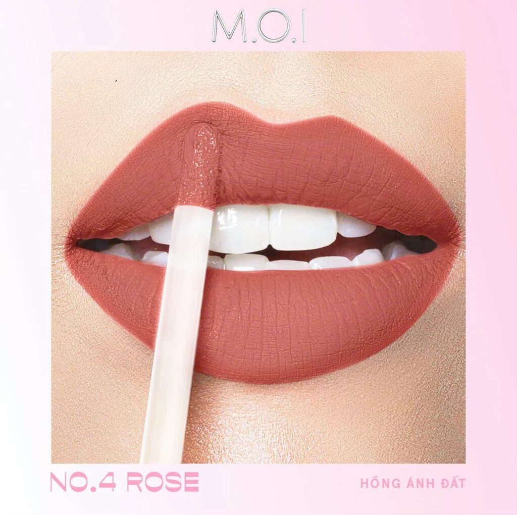 Son Kem MOI Phiên Bản Mùa Xuân No.4 Rose - Hồng Ánh Đất