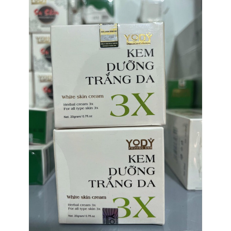 Kem Face Trắng Da 3X Yody White Phương Anh