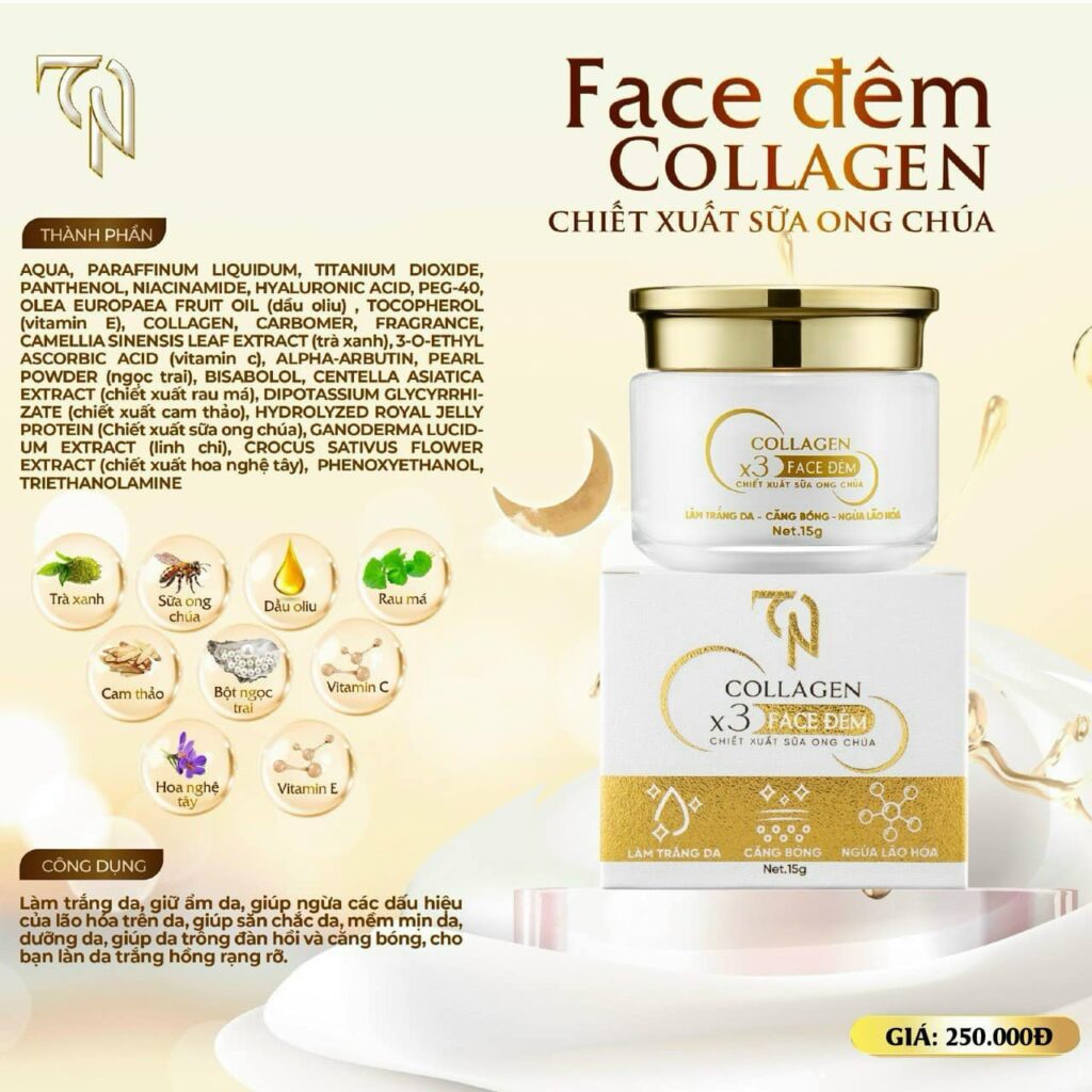 Kem Dưỡng Da Ban Đêm Collagen X3