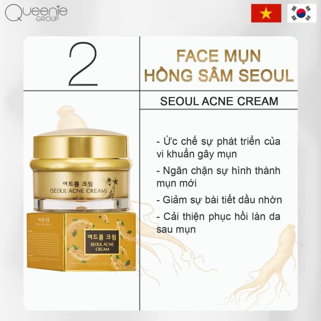 Face Mụn Hồng Sâm Seoul