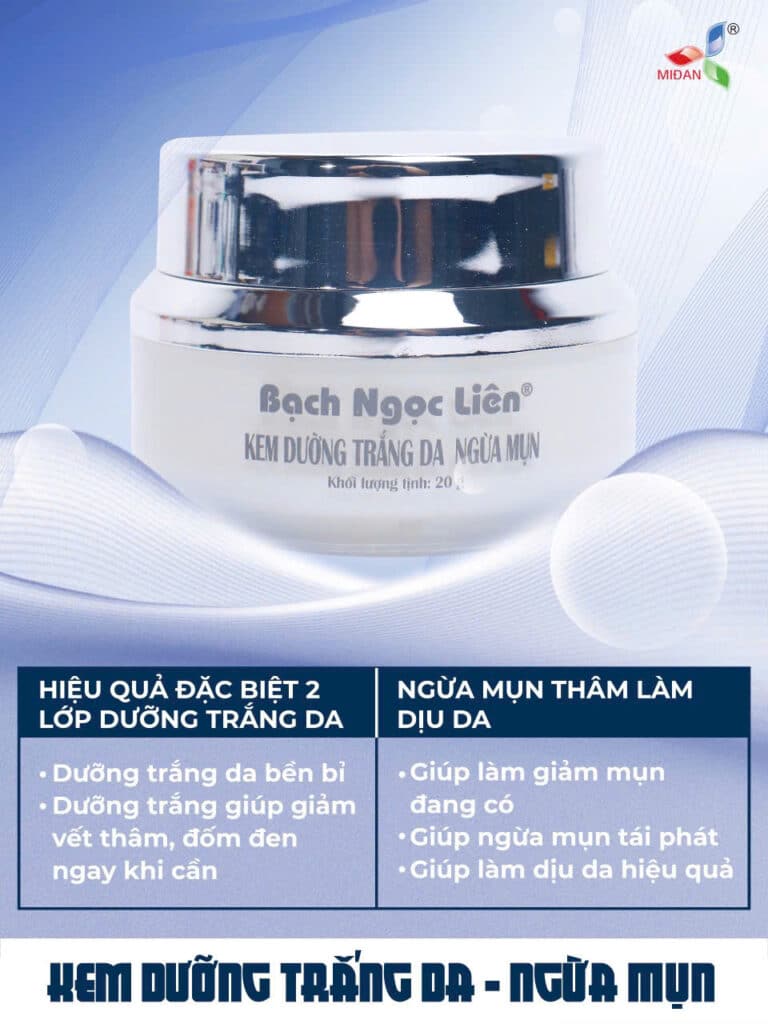 Bạch Ngọc Liên Kem Trắng Da Ngừa Mụn