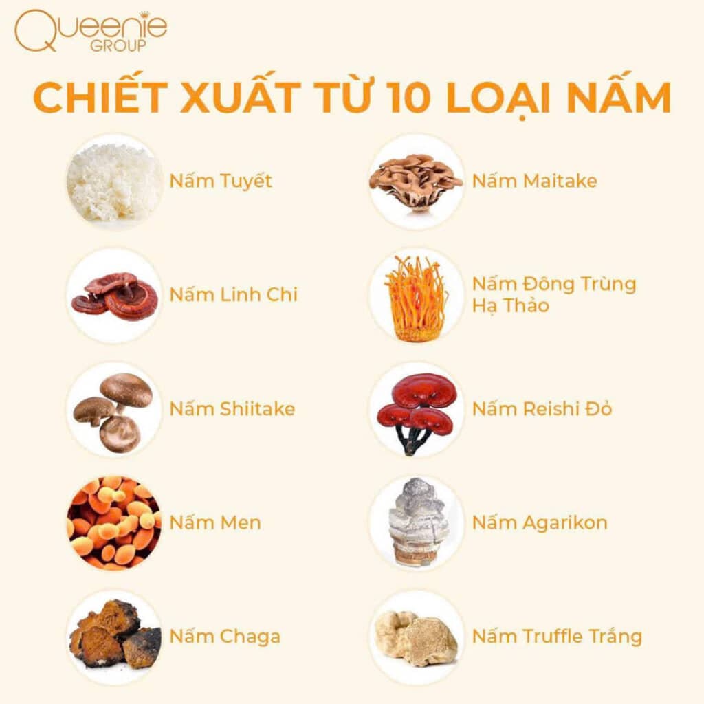 Queenie Skin Kem Nấm Dưỡng Trắng Body 5in1