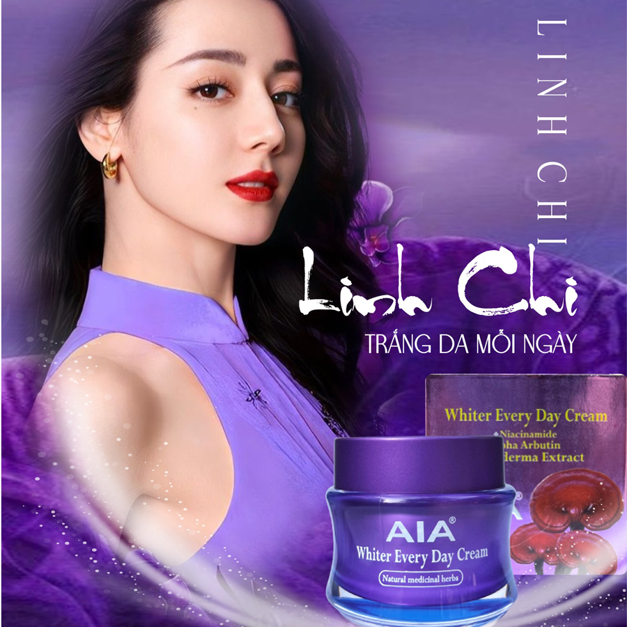 AIA Linh Chi kem trắng da chống nắng 20g