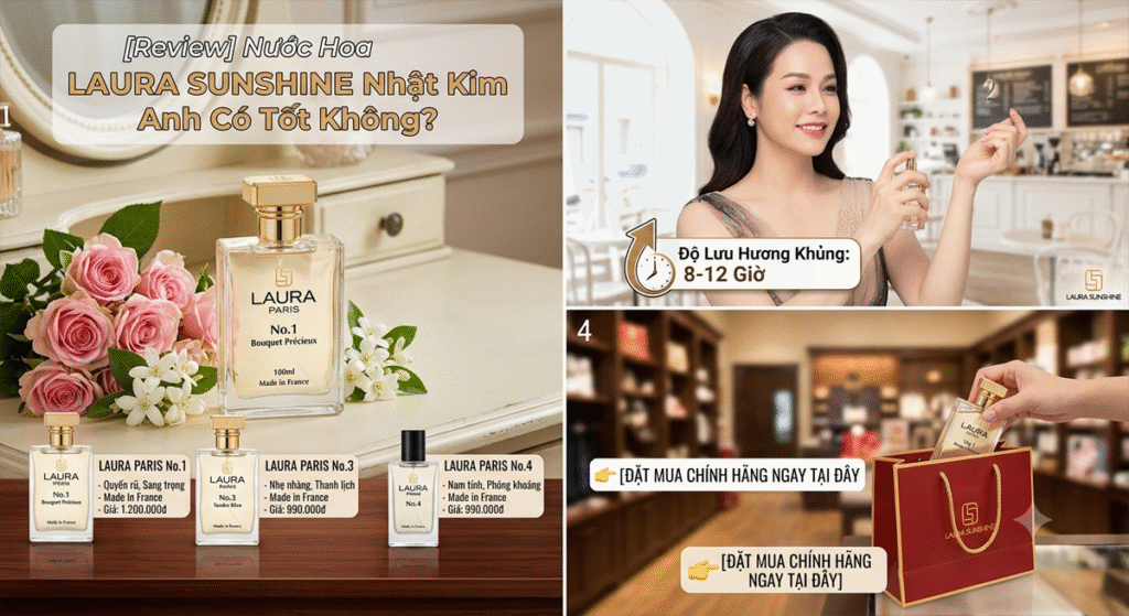 Nước hoa Laura Sunshine Nhật Kim Anh