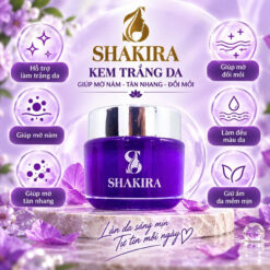 kem dưỡng trắng, giúp mờ nám, tàn nhang, đồi mồi Shakira